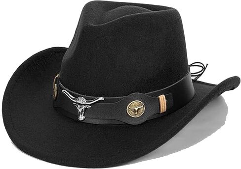 Western Outback Felt Cowboy Hat for Women Cowgirls Fedora Gus Hat Rodeo for Medium/Large Headwear in Saudi Arabia