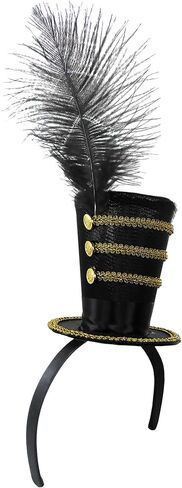 قبعة تنكرية لعصابة الرأس من Toy Soldier Mini Circus Ringmaster Majorette Mini Top Hat in Kuwait