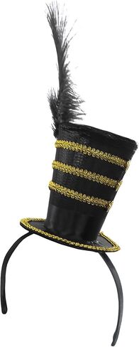 قبعة تنكرية لعصابة الرأس من Toy Soldier Mini Circus Ringmaster Majorette Mini Top Hat in Kuwait
