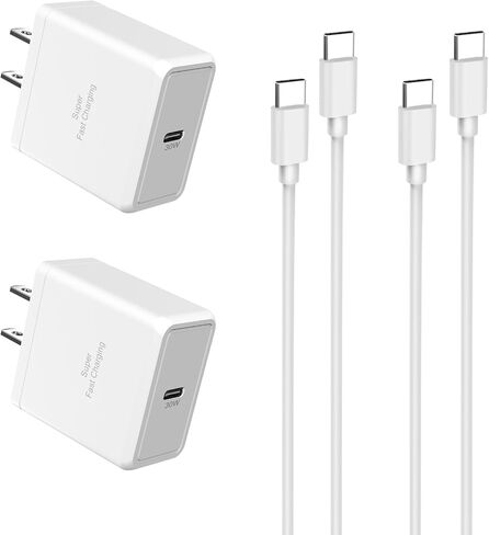 30W PD USB C Fast Charger, Looptimo Fast Charging Power Charger for Google Pixel 8 Pro/8/7 Pro/7/6a/6 Pro/6/5a/5/4, Samsung Galaxy S22/Plus/Ultra Android Phones, 6.6ft Type C Rapid Charging Cable in Kuwait