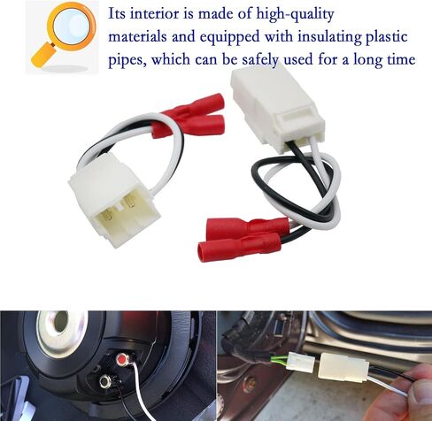 72-5600 Speaker Adapter Harness is Suitable for Ford, Chevrolet, GMC, Mazda Lincoln, car Front and Rear Door Audio Harnesses (4 Pieces) in Saudi Arabia