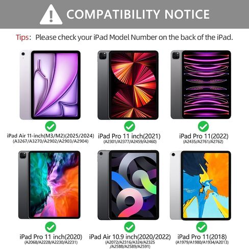 Keyboard Case for iPad Air 11 inch (M4/M3/M2) & iPad Pro 11 inch in Kuwait