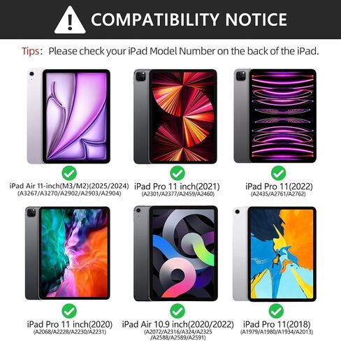 حافظة لوحة مفاتيح لجهاز iPad Pro 11 بوصة الجيل الرابع 2022 / iPad Pro 11 بوصة 2021 و2020 و2018، iPad Air الجيل الخامس/الرابع، لوحة مفاتيح بلوتوث قابلة للفصل مع حامل قلم لجهاز iPad 11 بوصة (الجيل الأول/الثاني/الثالث) (أزرق سماوي) in Kuwait