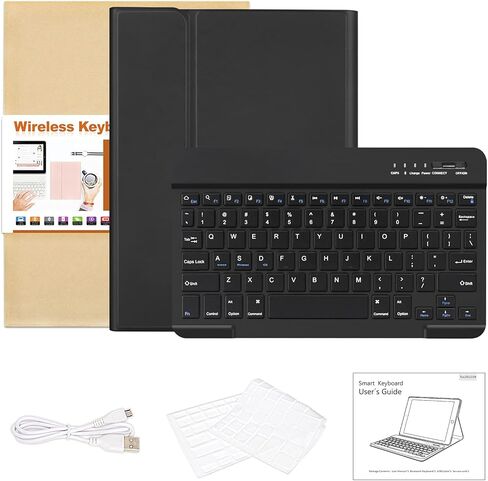 حافظة لوحة مفاتيح لجهاز iPad Pro 11 بوصة الجيل الرابع 2022 / iPad Pro 11 بوصة 2021 و2020 و2018، iPad Air الجيل الخامس/الرابع، لوحة مفاتيح بلوتوث قابلة للفصل مع حامل قلم لجهاز iPad 11 بوصة (الجيل الأول/الثاني/الثالث) (أزرق سماوي) in Kuwait