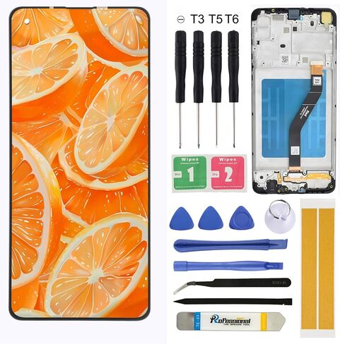 استبدال شاشة LCD لهاتف Samsung Galaxy A21 A215 SM-A215U A215U1 A215F 6.5 بوصة شاشة LCD تعمل باللمس محول الأرقام مع أدوات إصلاح in Saudi Arabia