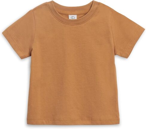 Colored Organics - Organic Cotton Toddler Short Sleeve Shirts - Baby Toddler and Kids Tops - Girls and Boys Tees in Saudi Arabia