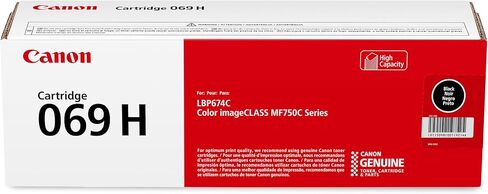 كانون خرطوشة حبر اسود 069، سعة عالية، متوافقة مع طابعات MF753Cdw وMF751Cdw وLBP674Cdw in Kuwait