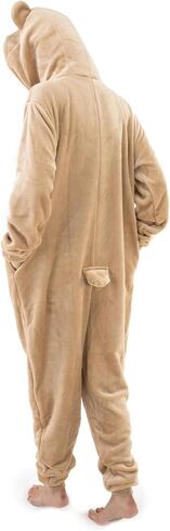 COSUSKET Snug Fit Unisex Adult Onesie Pajamas, Flannel Cosplay Animal One Piece Halloween Costume Sleepwear Homewear in Kuwait