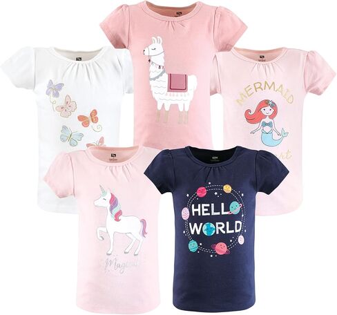 Hudson Baby Unisex Baby Short Sleeve T-Shirts, Be Kind, 2 Toddler in Saudi Arabia