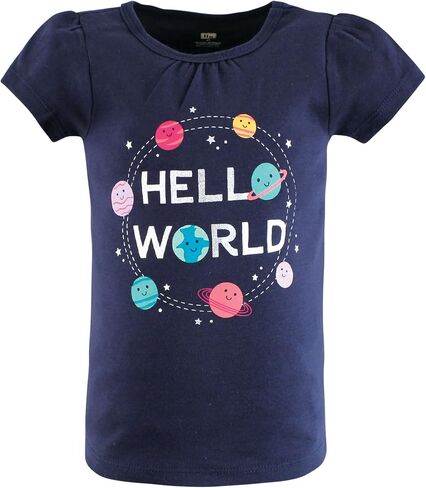 Hudson Baby Unisex Baby Short Sleeve T-Shirts, Be Kind, 2 Toddler in Saudi Arabia
