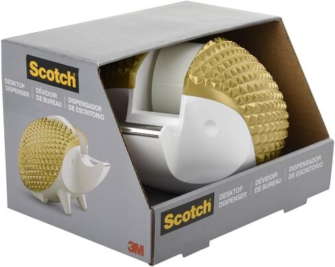 Scotch Brand Hedgehog Tape Dispenser, Great for Gift Wrapping, Includes 3/4 in x 350 in Tape Roll (C47-HEDGEHOG-G) in Kuwait