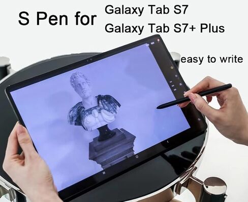 Galaxy Tab S8 Stylus Pen (with Bluetooth) Replacement for Samsung Galaxy Tab S8, Tab S8+, Tab S8 Ultra Touch Stylus S Pen + Tips/Nibs (Black) in Saudi Arabia