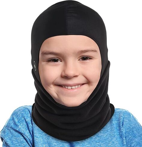تاف هيد وير جهاز تدفئة الرقبة للاطفال - قناع رقبة للاطفال لفصل الشتاء - قناع تزلج للاطفال - وشاح شتوي من الصوف للاطفال، انبوب تزلج للاطفال, One Size in Kuwait