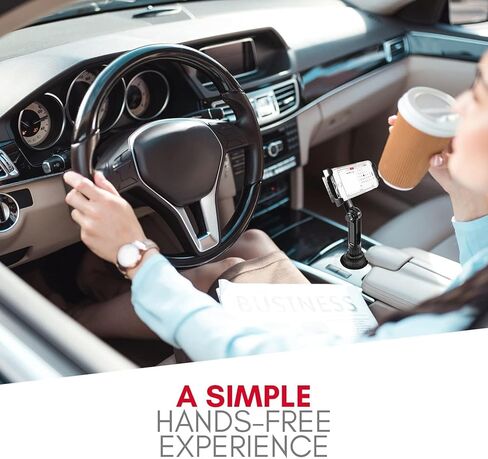 حامل الأكواب من ماكالي - حامل أكواب آيباد عالي التحمل في السيارة أو حامل الكمبيوتر اللوحي للسيارة والشاحنات والمركبات - يناسب الأجهزة بعرض 3.5 بوصة - 8 بوصة مع حافظة - حامل آيباد قابل للتعديل للسيارة in Kuwait