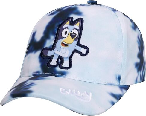 Bluey Toddler Baseball Cap – Cute Hat for Kids – Adjustable Toddler Ball Cap – Funny Cap for Kids with Flat Ears – Fun Cartoon Kids Baseball Cap – Breathable Cotton Hat Multicolor in Saudi Arabia
