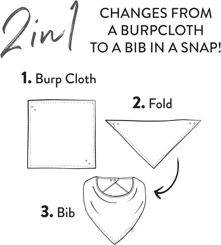 HonestBaby Girls' Organic Cotton Bandana Drool Bib Multipack, 3-Pack Love dot, One Size in Saudi Arabia