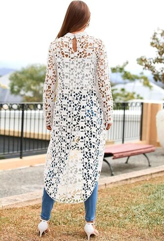 PRETTYGARDEN Women's Long Sleeve Round Neck High Low Asymmetrical Irregular Hem Casual Tops Blouse Shirt Dress in Kuwait
