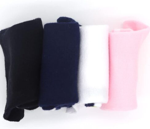 جوارب Ewanastore مكونة من 4 أزواج من القطن السميك طويلة حتى الركبة للأطفال والبنات والأطفال الصغار، 4 مقاسات متوفرة in Saudi Arabia