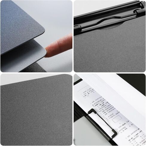 مجلد ايه 4 بدون ثقب مع مشبك زنبركي قوي للملفات والمكتب والملفات المدرسية التجارية والمجلدات والمجلدات للخطابات او مقاس ايه 4، عبوة من 4 قطع in Kuwait