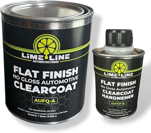 LiME LiNE Automotive Clear Coat, High Gloss Acrylic Urethane 2k Top Coat with hardner included (1) in Kuwait