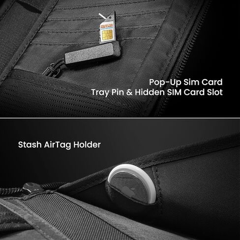 حامل جواز سفر tomtoc مع حامل بطاقة Sim ودبوس إخراج، ومحفظة سفر تحجب RFID ومجموعة حامل بطاقات اللقاح، منظم مستندات عائلي مقاوم للماء مع حزام معصم، ما يصل إلى 6 جوازات سفر in Kuwait