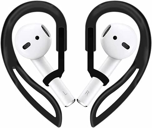 أطراف أذن بخطاف أذن من ALXCD متوافقة مع Airpod، زوجان من خطافات الأذن الناعمة المصنوعة من مادة TPU وزوجين من أطراف الأذن من السيليكون داخل الأذن في مجموعة واحدة [مضادة للانزلاق] [مضادة للفقد]، مناسبة لسماعات Airpod 1+1+2S، باللون الأبيض in Saudi Arabia