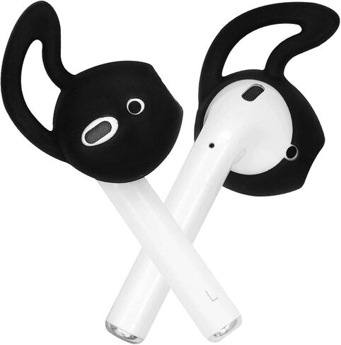 أطراف أذن بخطاف أذن من ALXCD متوافقة مع Airpod، زوجان من خطافات الأذن الناعمة المصنوعة من مادة TPU وزوجين من أطراف الأذن من السيليكون داخل الأذن في مجموعة واحدة [مضادة للانزلاق] [مضادة للفقد]، مناسبة لسماعات Airpod 1+1+2S، باللون الأبيض in Saudi Arabia