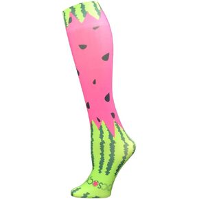Hocsocx - Unisex Under Shin Guard Liner Socks - Field Hockey, Soccer, Ice Hockey, Skiing, Skating Socks Protects against Rubs and Rash - Watermelon, Medium in Kuwait