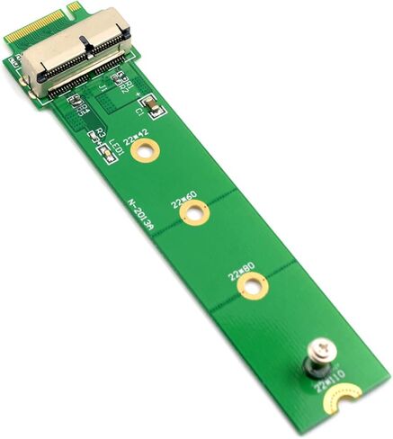 Cablecc PCI Express PCI-E 1X إلى 12+16Pin 2013-2017 Mac Pro Air SSD تحويل بطاقة لـ A1493 A1502 A1465 A1466 in Kuwait