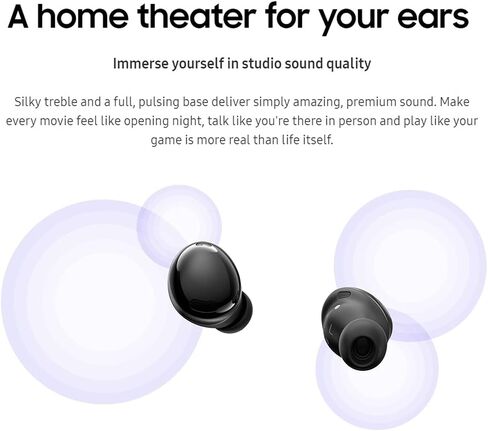 SAMSUNG Galaxy Buds Pro R190 سماعات أذن بلوتوث لاسلكية حقيقية، إلغاء الضوضاء (متجددة) in Saudi Arabia