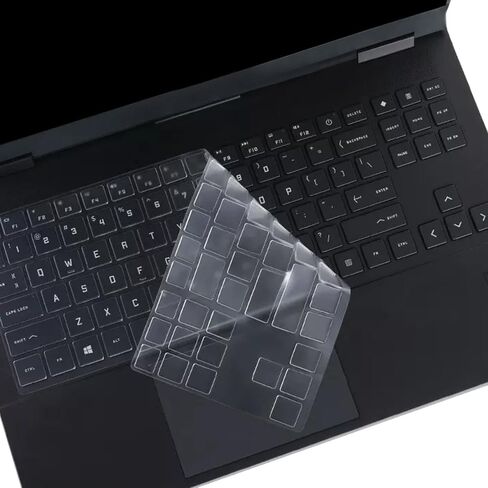 Keyboard Cover for 15.6 HP OMEN Gaming Laptop 15-ek 15-en 15-en1097nr 15-en1010nr 15t-ek100 15z-en0000, HP Omen 16 16t-b100 16t-k000 16-b1747nr 16-n0797nr, Omen 17 17t-ck100 17-ck1010nr -TPU in Saudi Arabia