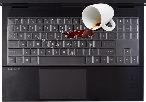 Keyboard Cover for 15.6 HP OMEN Gaming Laptop 15-ek 15-en 15-en1097nr 15-en1010nr 15t-ek100 15z-en0000, HP Omen 16 16t-b100 16t-k000 16-b1747nr 16-n0797nr, Omen 17 17t-ck100 17-ck1010nr -TPU in Saudi Arabia