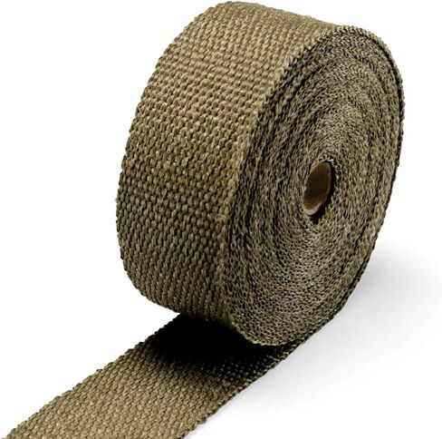 JDMBESTBOY الفضة العادم الأنابيب العزل الحراري التفاف الحرارة 2 "× 50' دراجة نارية رأس حماية الألياف الزجاجية الحرارة درع 6X العلاقات غير القابل للصدأ in Kuwait