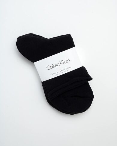Calvin Klein Women's Socks - Roll Cuff Crew Socks (3 Pack), Size 4-10, Assorted in Saudi Arabia