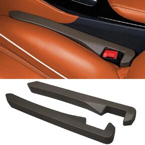 Uisky AA قطعتان من حشو فجوات مقعد السيارة العالمي لشاحنة سيارات الدفع الرباعي، جانب وحدة التحكم من البولي يوريثان يملأ الفجوة بين المقعد ووحدة التحكم في السيارة، ملحقات داخلية للسيارة (أحمر) in Kuwait