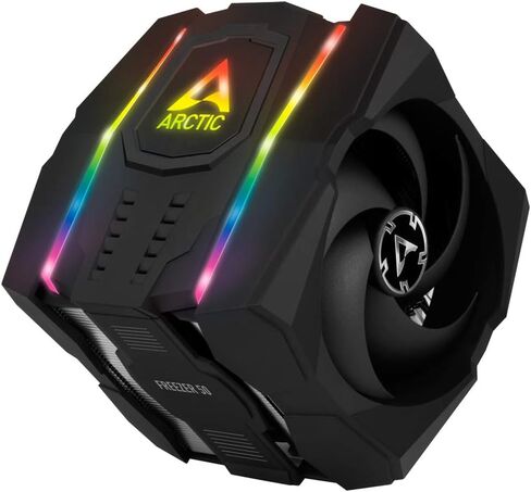 ARCTIC Freezer 50 - Multi Compatible Dual Tower CPU Fan with A-RGB, CPU Air Cooler for AMD and Intel, Two Pressure-Optimised Fans, 6 Heatpipes, LGA1700 Compatible MX-4 Thermal Paste incl. in Kuwait