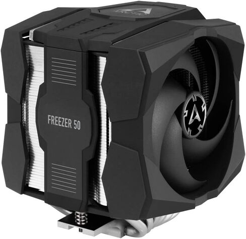 ARCTIC Freezer 50 - Multi Compatible Dual Tower CPU Fan with A-RGB, CPU Air Cooler for AMD and Intel, Two Pressure-Optimised Fans, 6 Heatpipes, LGA1700 Compatible MX-4 Thermal Paste incl. in Kuwait