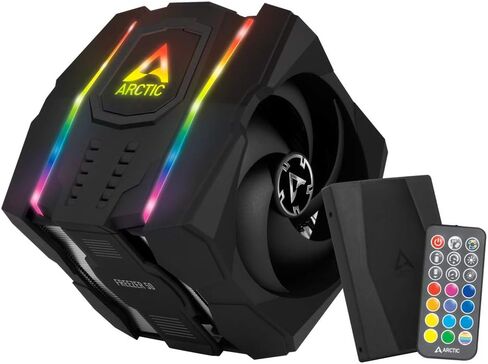 ARCTIC Freezer 50 - مروحة وحدة المعالجة المركزية ذات البرج المزدوج المتوافقة مع A-RGB، مبرد هواء وحدة المعالجة المركزية لـ AMD وIntel، مروحتان محسنتان للضغط، 6 أنابيب حرارية، معجون حراري متوافق مع MX-4 LGA1700 متضمن. in Saudi Arabia