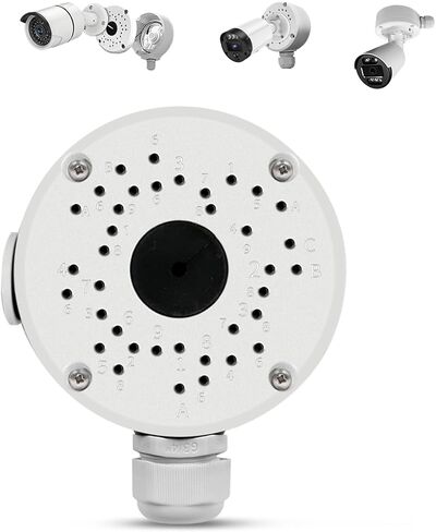 WEILAILIFE 【معدن IP66 مقاوم للماء 】 صندوق توصيل الكاميرا العالمي صندوق توصيل مقاوم للماء لصندوق توصيل الكاميرات الخارجية للرصاصة in Kuwait