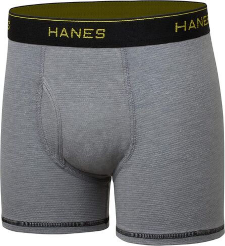 Hanes Boys' Underwear, Cool Comfort Stretch Mesh Boxer Briefs, 6-Pack, Blue Gray Assorted, XX-Large in Saudi Arabia