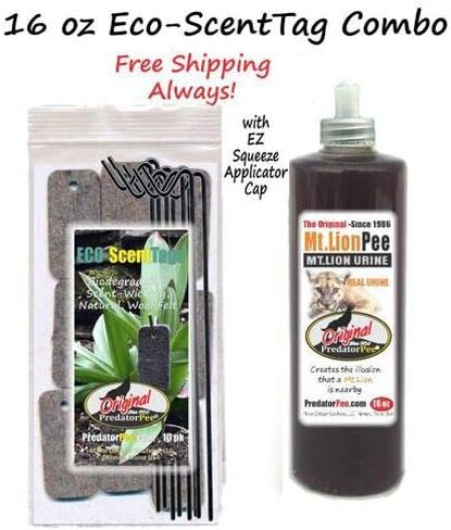 بريداتور بي بول اسد الجبل بنسبة 100% - رائحة العلامات الإقليمية - يخلق الوهم بأن اسد الجبل قريب - 16 اونصة in Kuwait