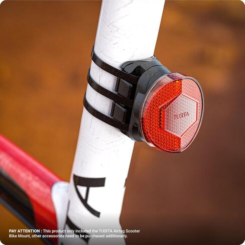 حامل دراجة TUSITA متوافق مع AirTag - دائري، على شكل D، حامل عاكس خلفي للمقعد الهوائي متوافق مع Garmin Varia Radar in Saudi Arabia