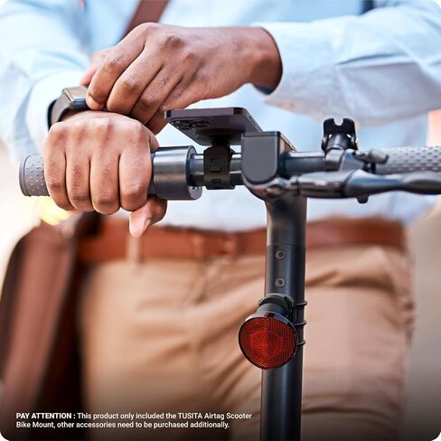 حامل دراجة TUSITA متوافق مع AirTag - دائري، على شكل D، حامل عاكس خلفي للمقعد الهوائي متوافق مع Garmin Varia Radar in Saudi Arabia