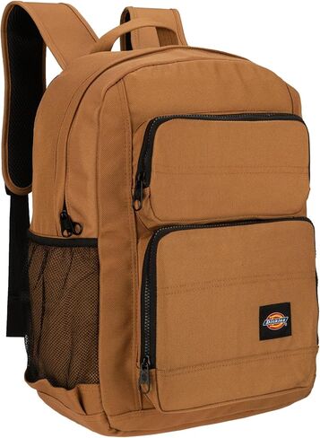 Dickies Tradesman Backpack Extra Large Capacity Logo Water Resistant Casual Daypack for Travel Fits 15.6 Inch Notebook (Brown Duck) in Saudi Arabia