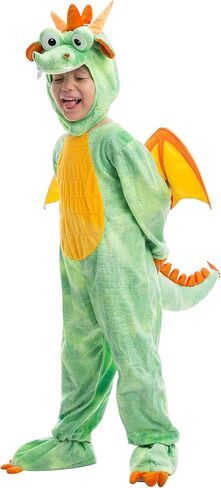 Spooktacular Creations Toddler Dinosaur Costume, Dragon Costume with Tail Wings for Kids Role Play, Halloween DressUp Party in Saudi Arabia
