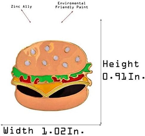 دبوس بروش مطلي بالمينا للسترة مصمم يدويا من مواد فائقة الجودة من فليرز نيويورك in Kuwait