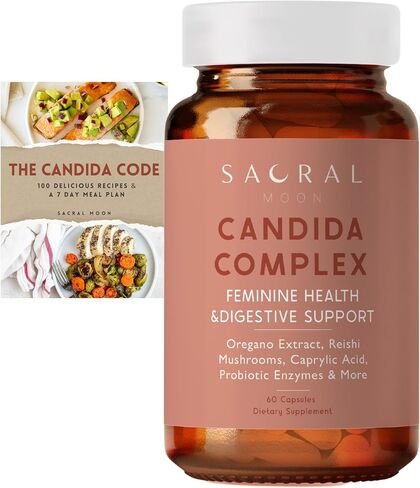 SACRALMOON Candida Cleanse (Candida Cleanse) Vaginal PH Balance Support and Femine Care. in Saudi Arabia