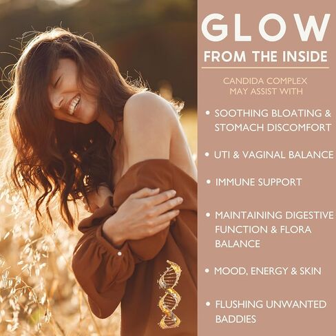 SACRALMOON Candida Cleanse (Candida Cleanse) Vaginal PH Balance Support and Femine Care. in Saudi Arabia