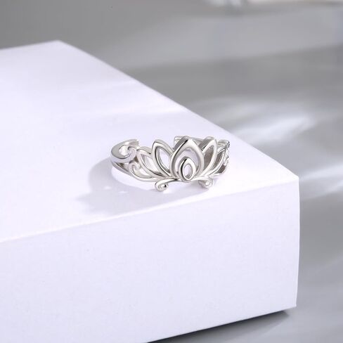 925 Sterling Silver Toe Ring for Women Teen Girls Daisy Flower Adjustable Mid Finger Rings Summer Vacation Ocean Beach in Saudi Arabia