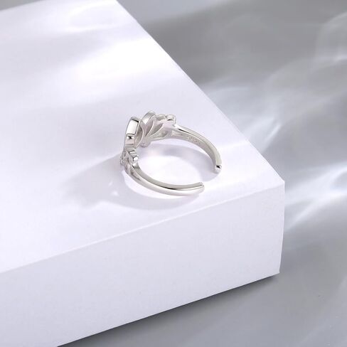 925 Sterling Silver Toe Ring for Women Teen Girls Daisy Flower Adjustable Mid Finger Rings Summer Vacation Ocean Beach in Saudi Arabia